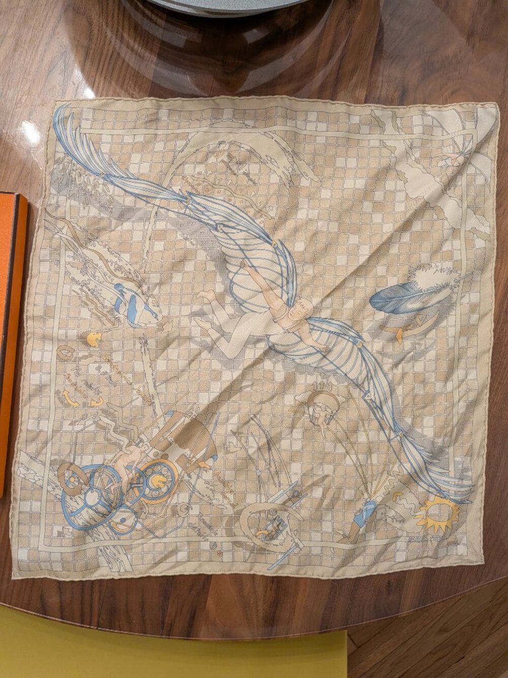 Hermes Icarus Scarf Neckerchief - Picture 6 of 6